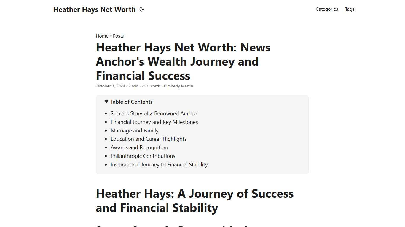 Heather Hays Net Worth: News Anchor's Wealth Journey and Financial Success | Heather Hays Net Worth